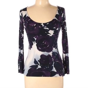 Piazza Sempione 3/4 quarter sleeve floral design shirt